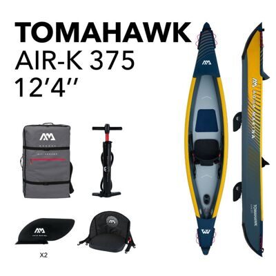 Каноэ надувное Aqua Marina 12'4 Tomahawk AIR-K 375 2025